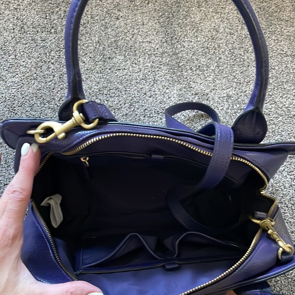 3.1 Phillip Lim for Target purple/navy purse with strap and handle! Never used. - Picture 2 of 3
